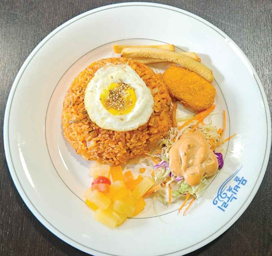 산천어 김치볶음밥