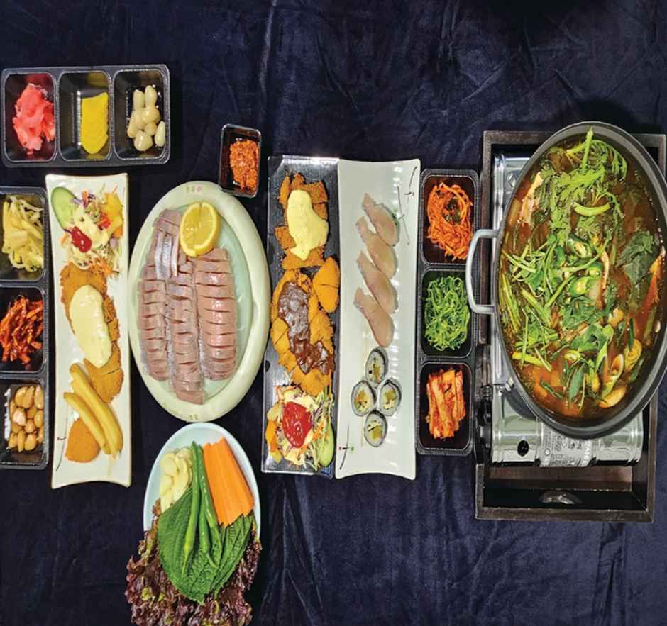 산천어회 세트메뉴 4인