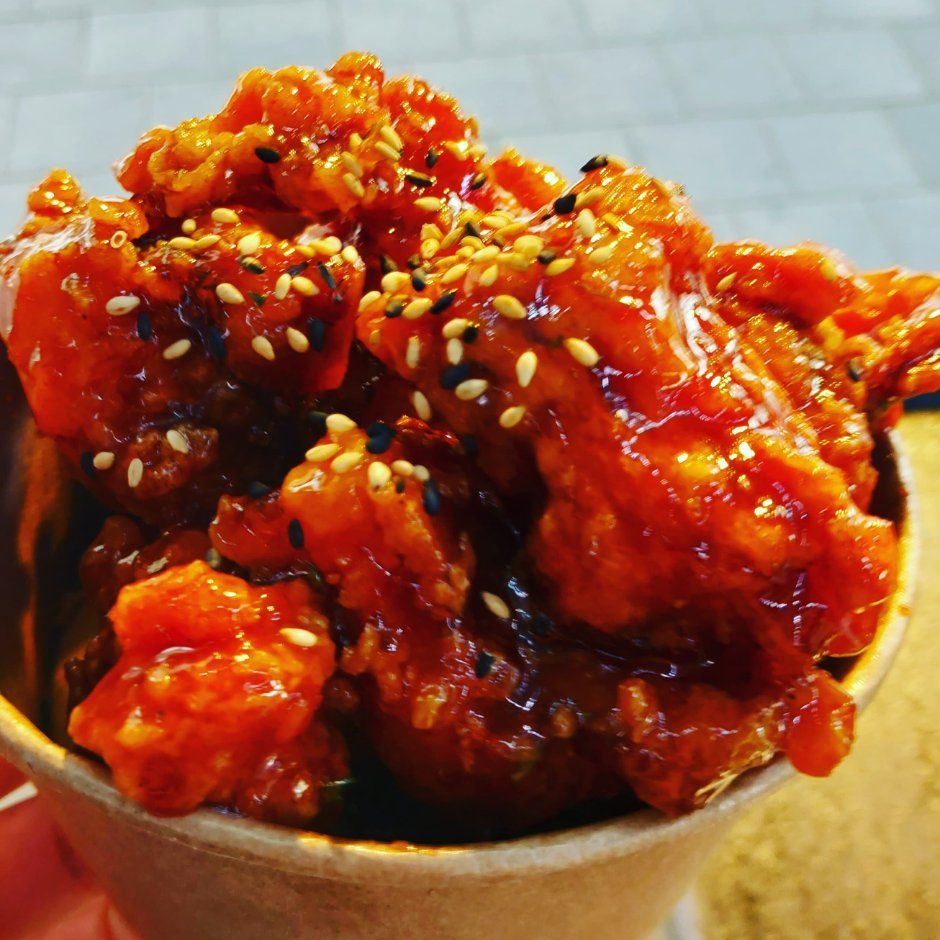 양념 닭강정 (소)