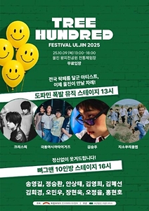 2025 트리헌드레드 페스티벌 울진 포스터