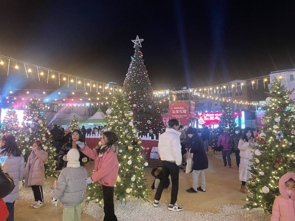 울산 성남동 눈꽃축제 포스터 · 울산 축제