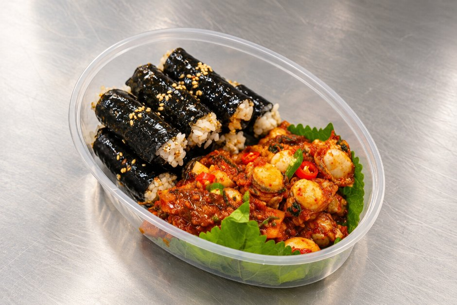 꽃게 순살 가리비장 김밥