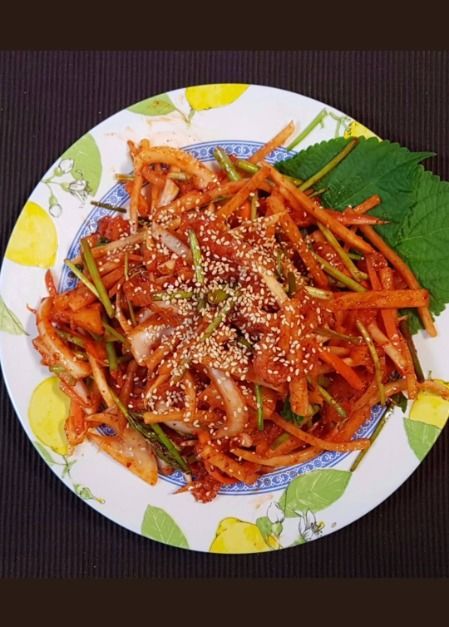 오징어•가오리초무침