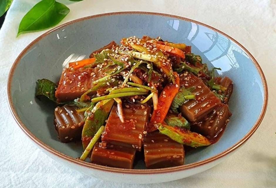 도투리묵무침