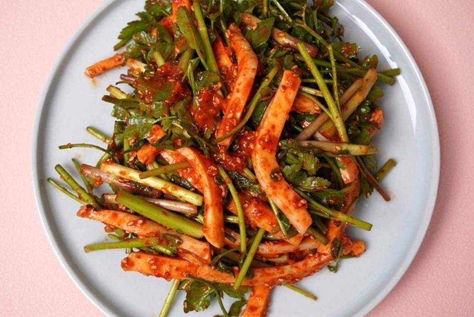 오징어무침(숙회)