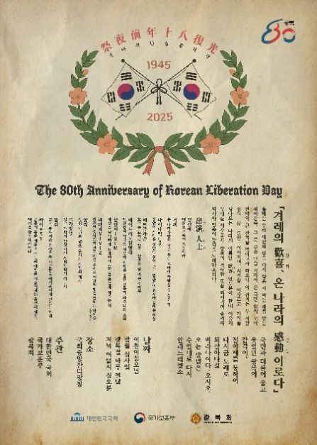 2025 광복 80년 전야제 배경