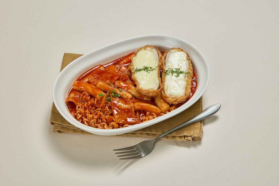 치즈돈까스라볶이