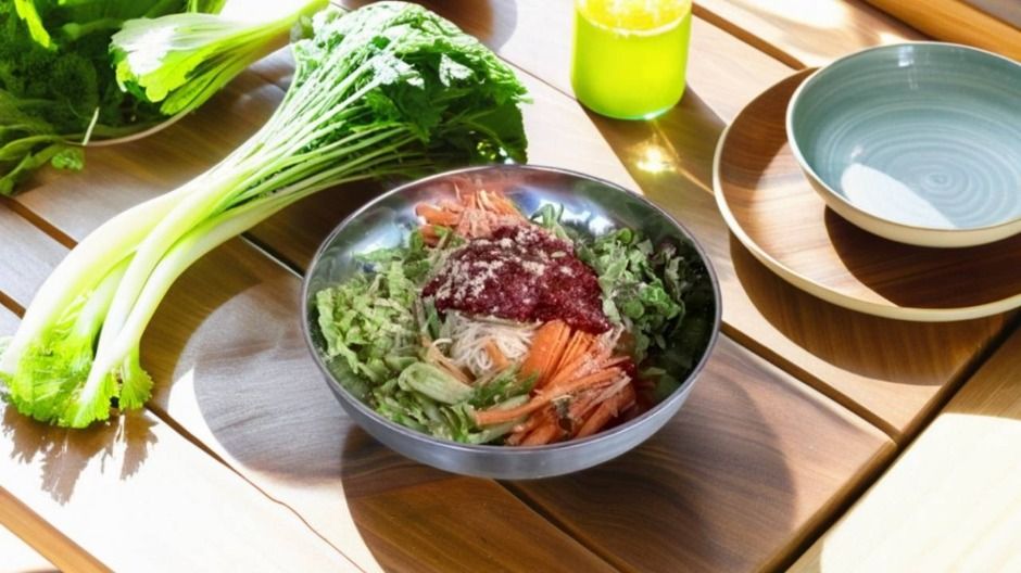 율무비빔국수