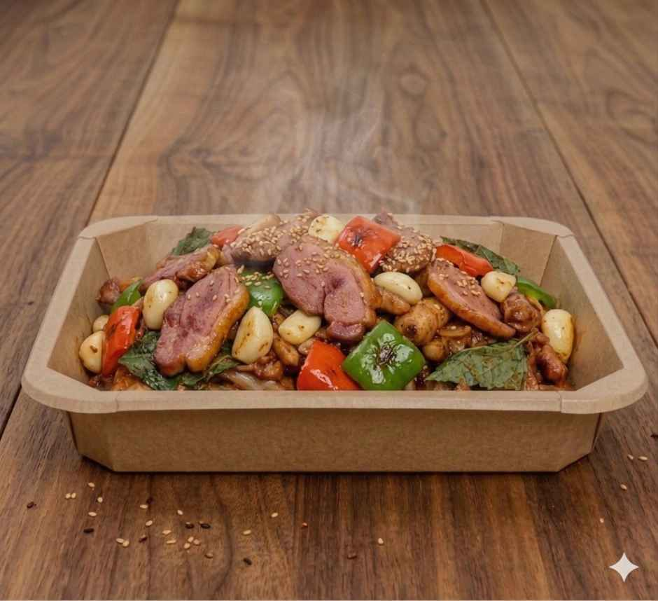 통마늘훈제오리