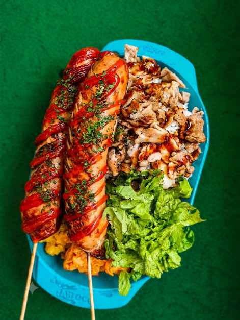 커플 흑돼지 덮밥, 소세지