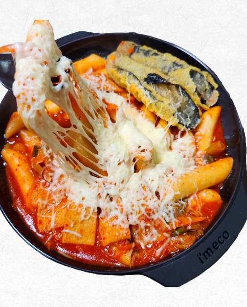 왕김말이튀김&눈꽃치즈떡볶이