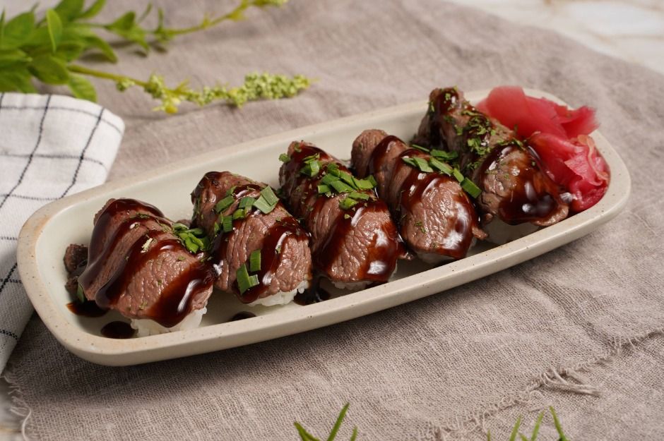 직화소고기초밥