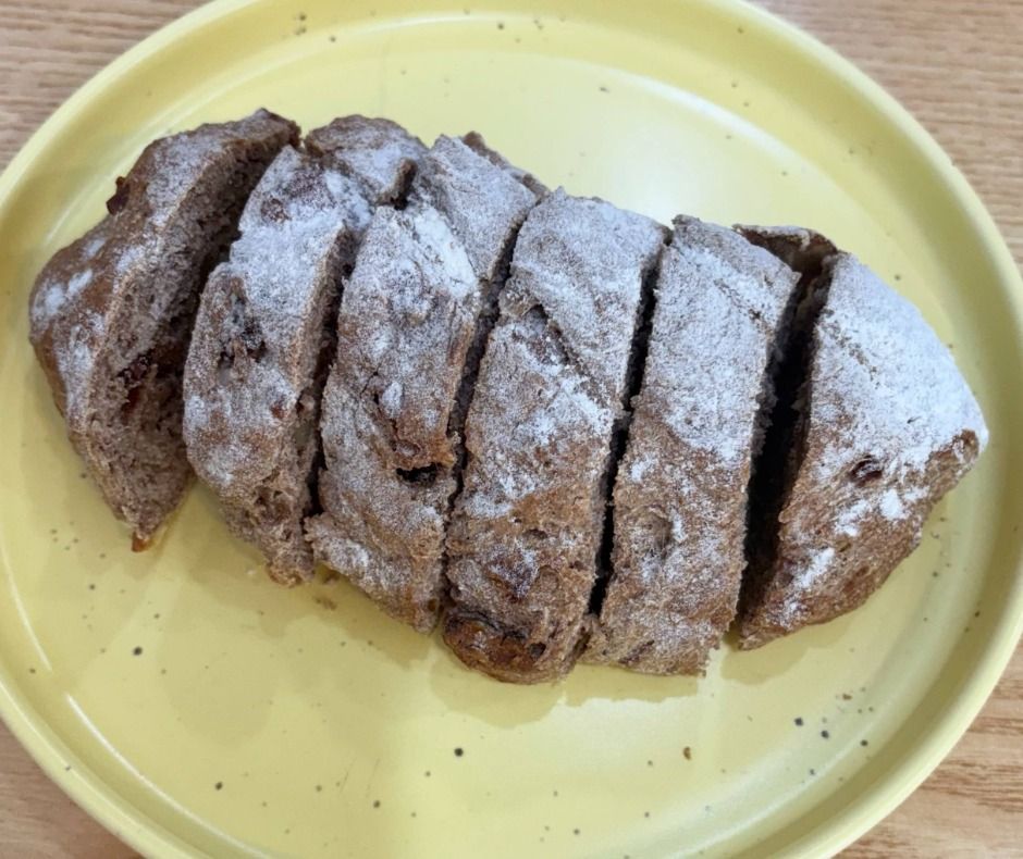 100% 통밀빵(호두&크랜베리)