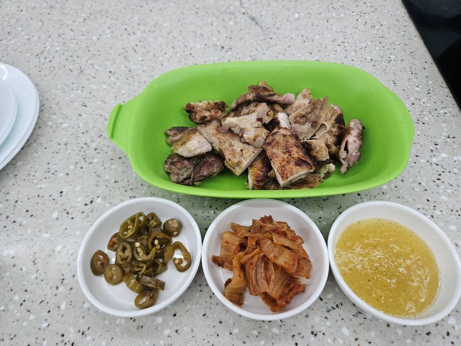 순천 꿀마늘 닭구이