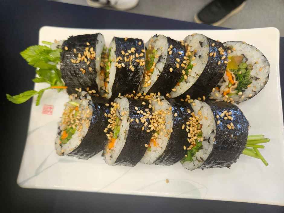 녹차미나리 김밥